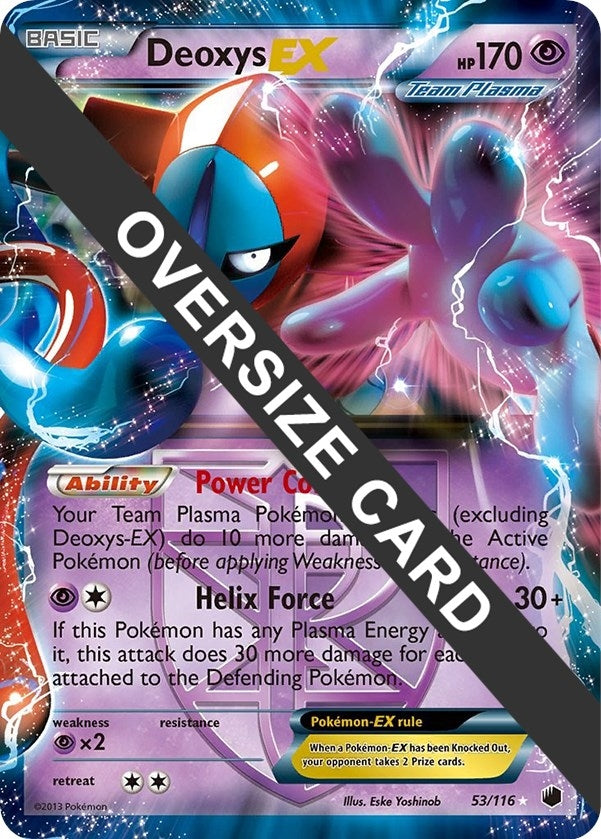 Image for Deoxys EX - 53/116 (Plasma Freeze) (053/116) (Jumbo Cards) (PR) - Pokemon