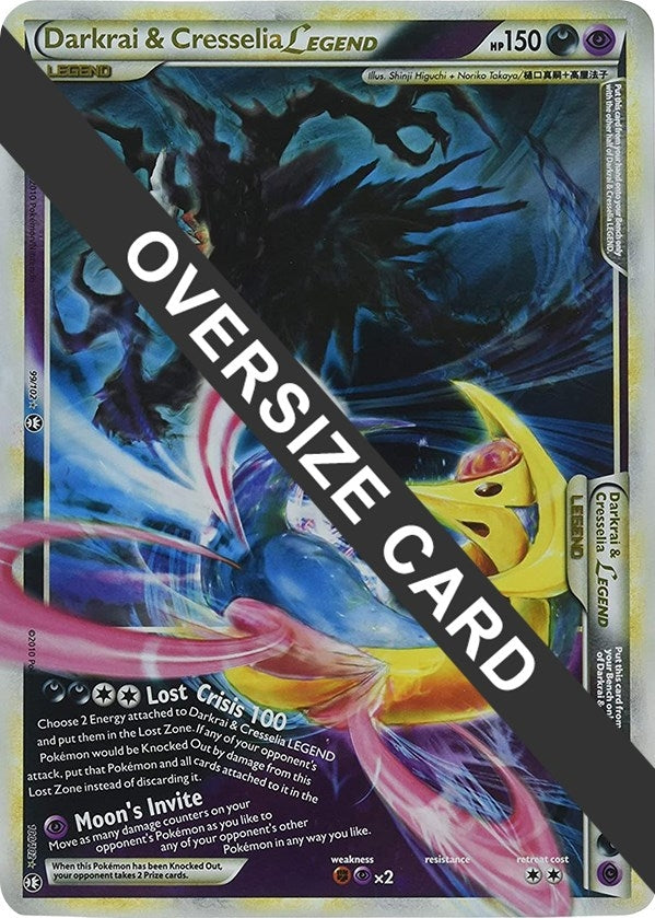 Image for Darkrai & Cresselia Legend - 99/102 & 100/102 (Single Oversized Promo) (099/102 & 100/102) (Jumbo Cards) (PR) - Pokemon