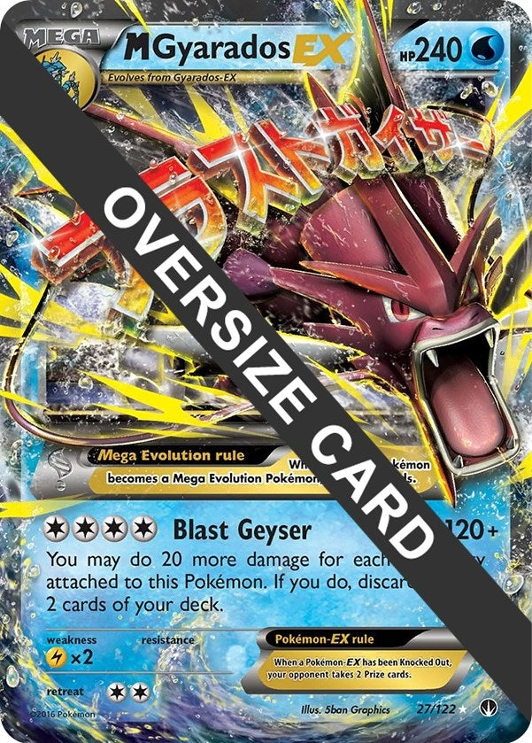 Image for M Gyarados EX (027/122) (Jumbo Cards) (PR) - Pokemon