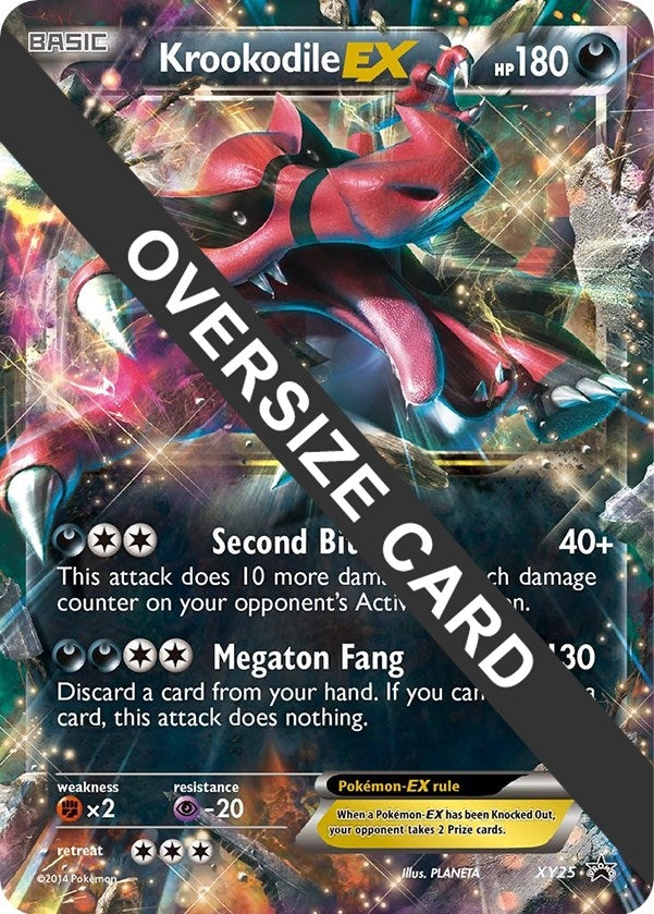 Image for Krookodile EX - XY25 (XY25) (Jumbo Cards) (PR) - Pokemon
