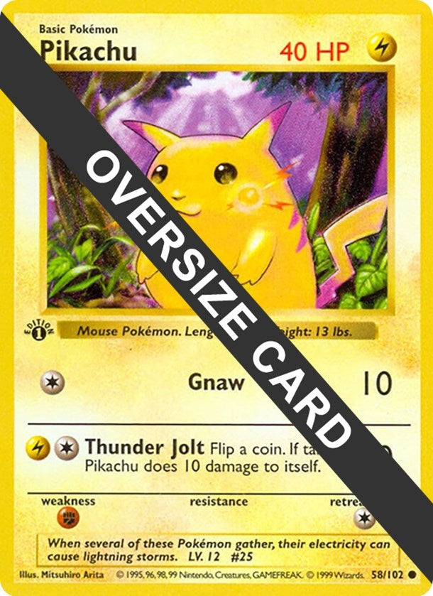 Image for Pikachu (058/102) (Jumbo Cards) (PR) - Pokemon