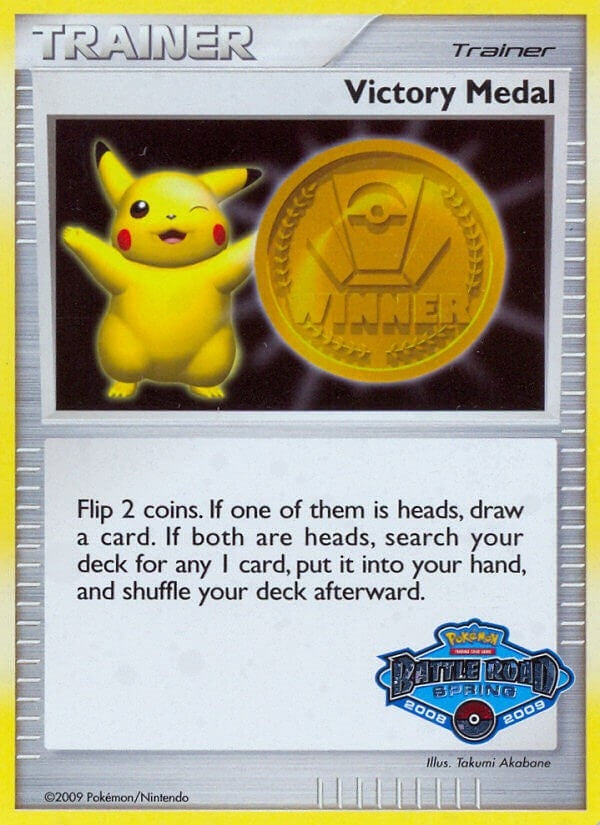 Image for Victory Medal - 2008-2009 (Battle Road Spring) (League & Championship Cards) (PR) - Pokemon