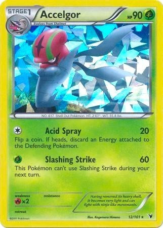 Image for Accelgor - 12/101 (Cracked Ice Holo) (012/101) (Deck Exclusives) (PR) - Pokemon
