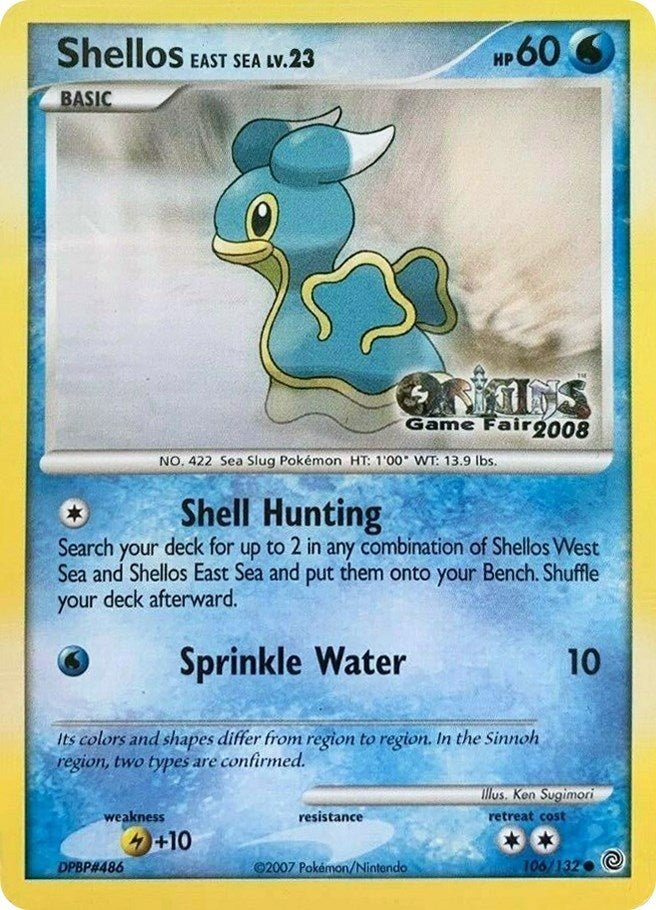 Image for Shellos East Sea - 106/132 (Origins Game Fair 2008) (106/132) (Nintendo Promos) (PR) - Pokemon