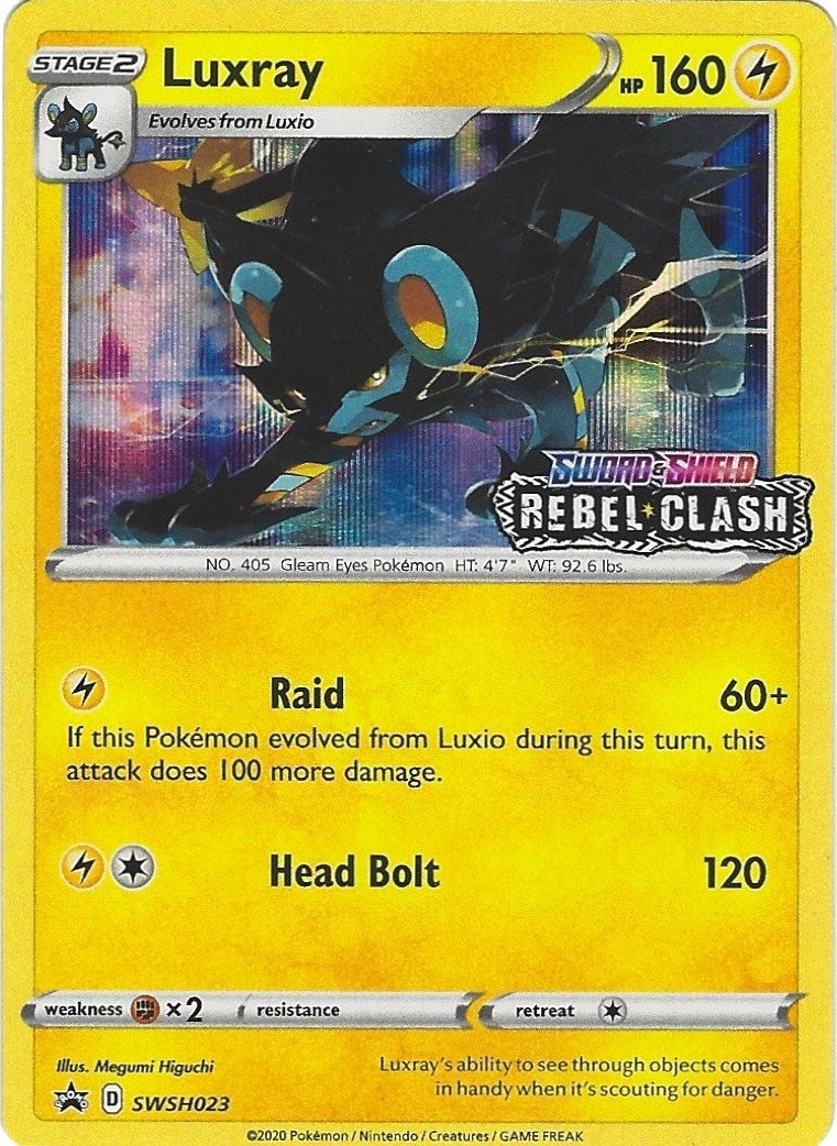 Luxray - SWSH023 (Prerelease) (SWSH023) (SWSH: Sword & Shield Promo Cards)