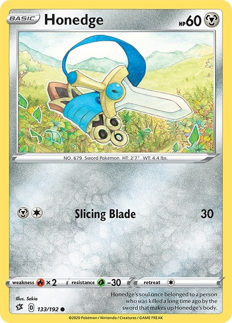 Image for Honedge (133/192) (SWSH02: Rebel Clash) - Pokemon