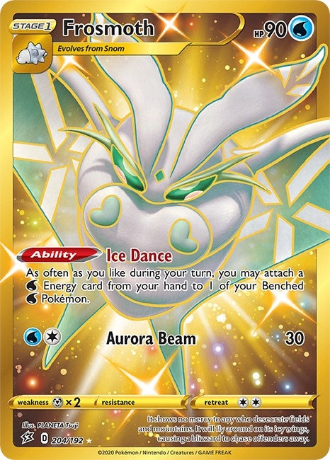 Image for Frosmoth (Secret) (204/192) (SWSH02: Rebel Clash) (SWSH02) - Pokemon