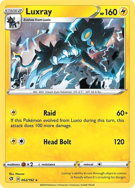 Image for Luxray (062/192) (Deck Exclusives) (PR) - Pokemon