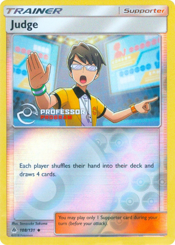 Image for Judge (2019) (108/131) (Professor Program Promos) (PPP) - Pokemon