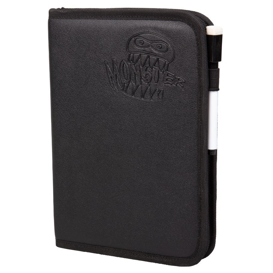 Image for Monster: Deluxe Zipper BK Binder Black (4 Pack) - Storage Albums