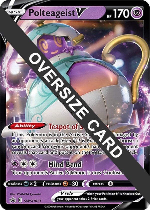 Image for Polteageist V - SWSH021 (SWSH021) (Jumbo Cards) (PR) - Pokemon