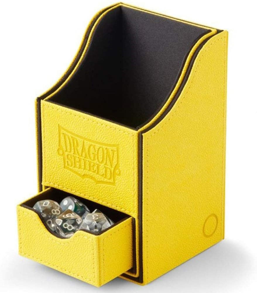 Image for Dragon Shield Nest Plus Deck Box - Yellow/Black (Holds 100+) - Deck Boxes