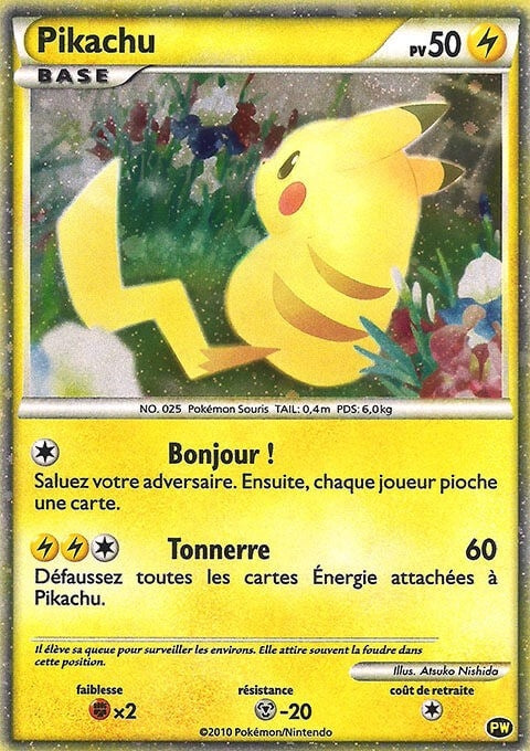 Image for Pikachu (French) (PW 7) (Pikachu World Collection Promos) (PWCP) - Pokemon