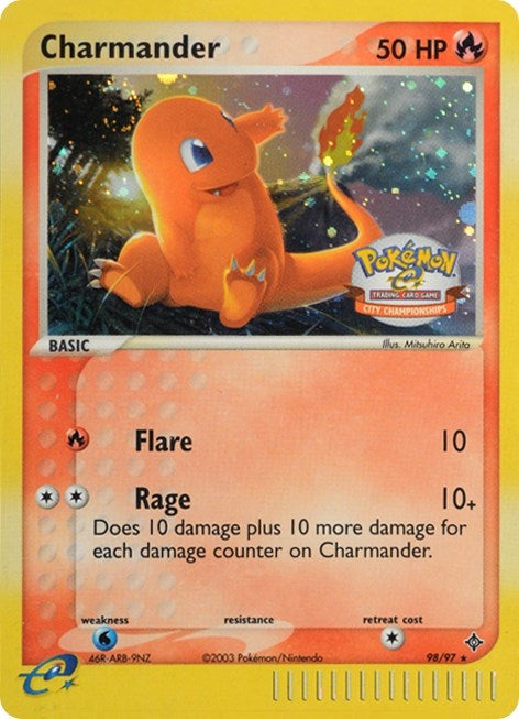 Image for Charmander - 98/97 (City Championships) (098/097) (League & Championship Cards) (PR) - Pokemon