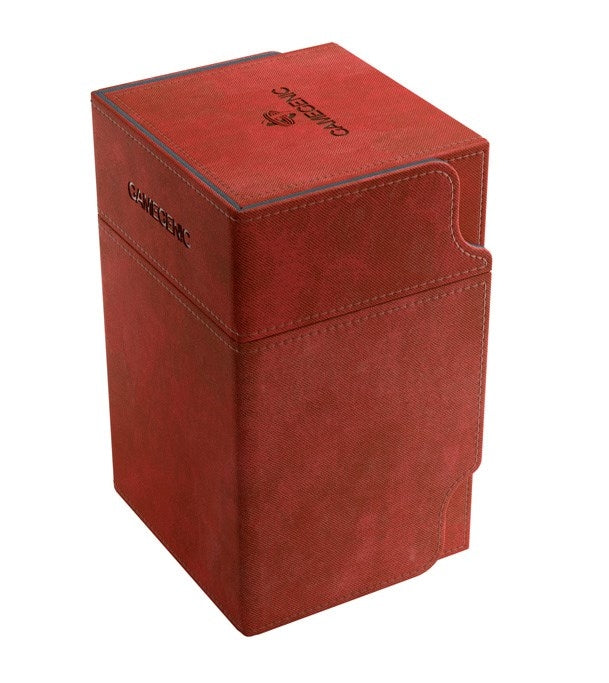 Image for GameGenic Watchtower Convertible Deck Box - Red (Holds 100+) - Deck Boxes