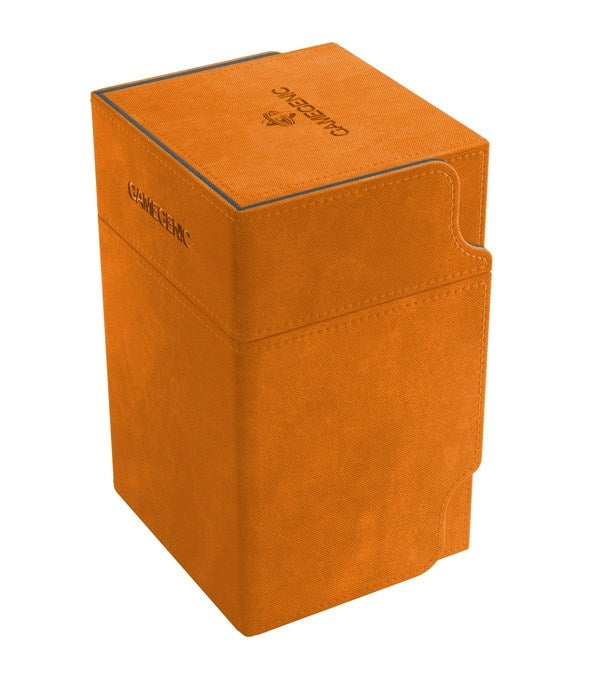 Image for GameGenic Watchtower Convertible Deck Box - Orange (Holds 100+) - Deck Boxes
