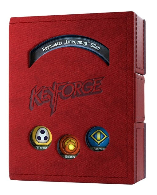 Image for GameGenic KeyForge Deck Book - Red - Deck Boxes