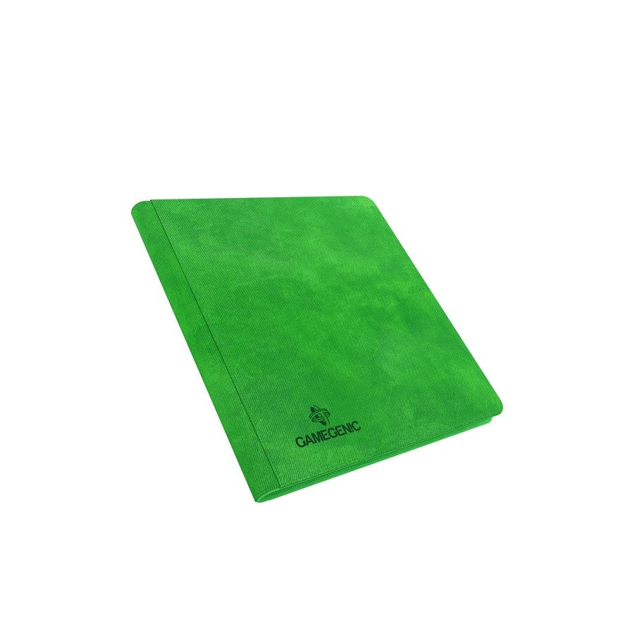 Image for GameGenic Zip-Up Album 24-Pocket Side-Loading - Green - Storage Albums