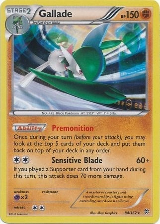 Image for Gallade - 84/162 (Cosmos Holo) (084/162) (Blister Exclusives) (BLE) - Pokemon