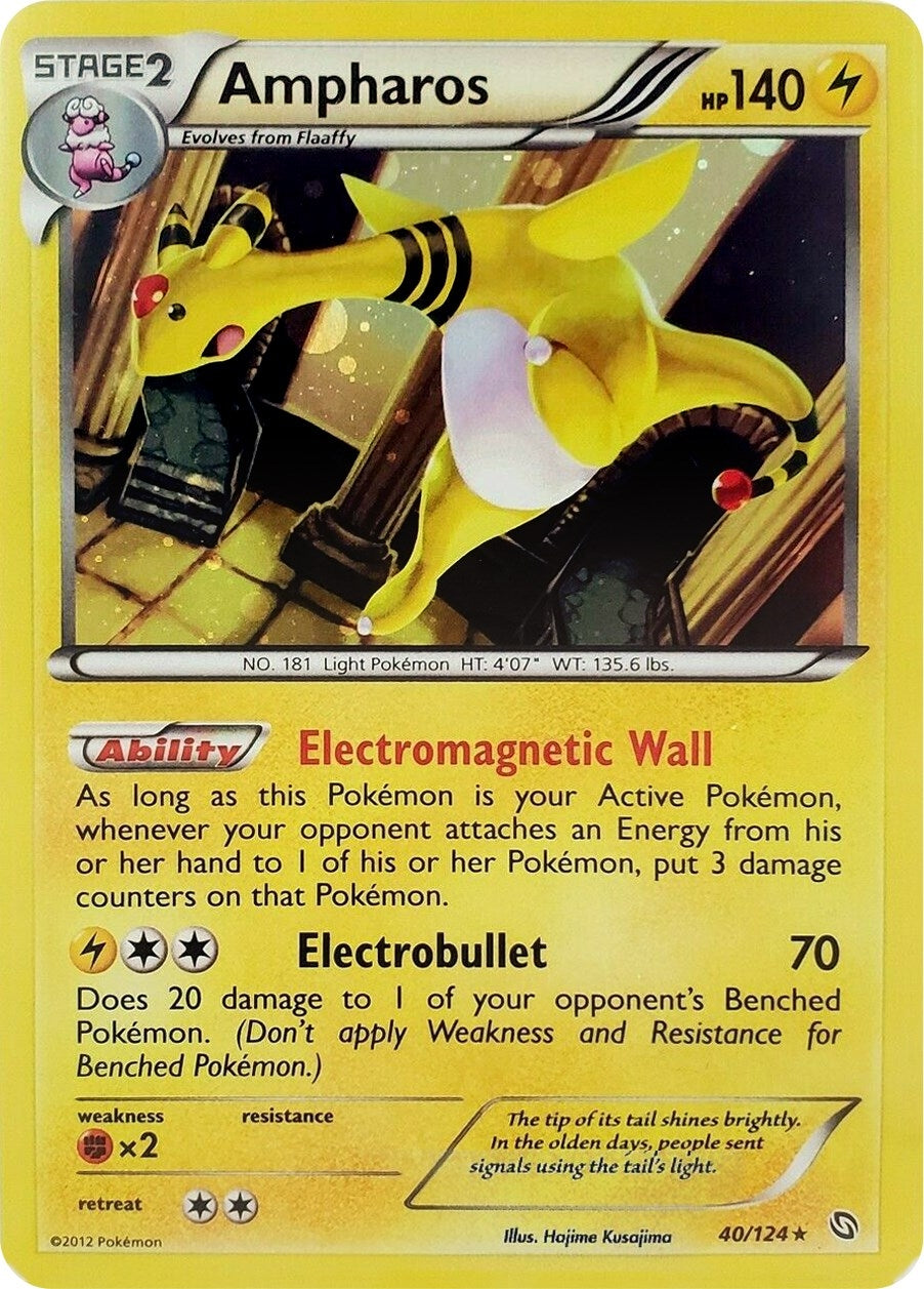 Image for Ampharos - 40/124 (Cosmos Holo) (040/124) (Blister Exclusives) (BLE) - Pokemon