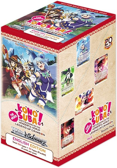 Image for KonoSuba The Movie: Legend of Crimson Booster Box - Weiss Schwarz
