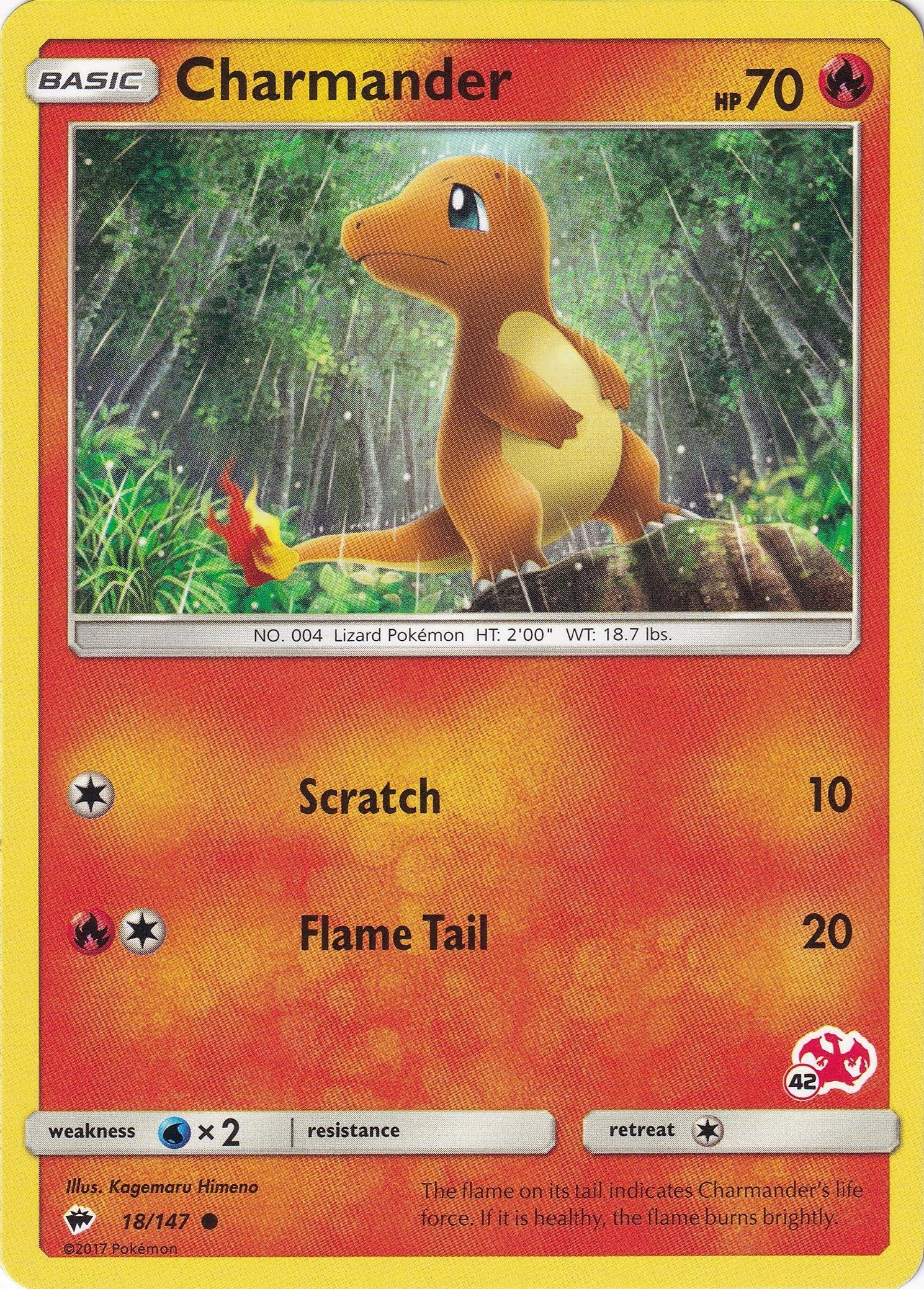 Image for Charmander - 18/147 (#42 Charizard Stamped) (018/147) (Battle Academy) (BTA) - Pokemon