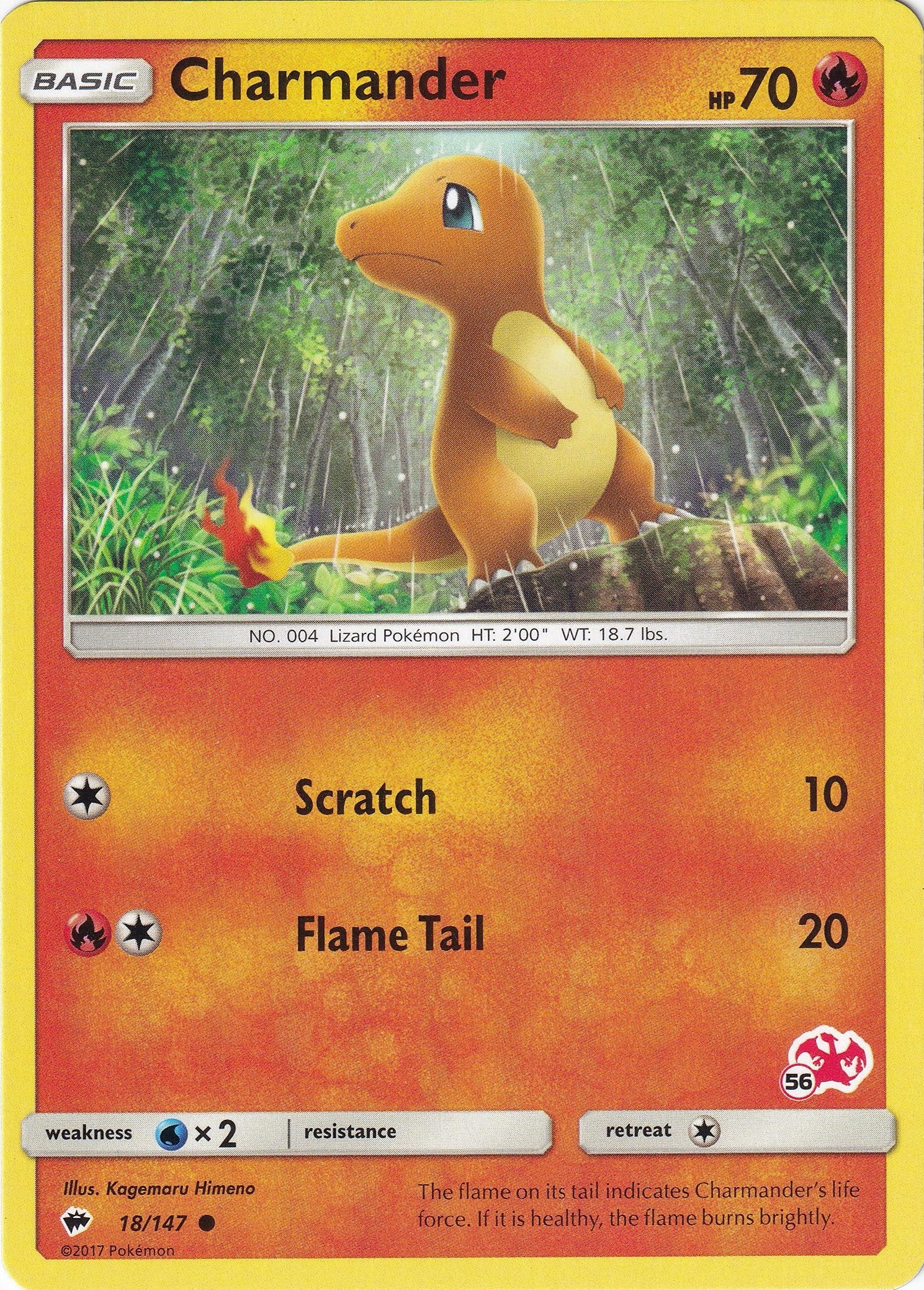 Image for Charmander - 18/147 (#56 Charizard Stamped) (018/147) (Battle Academy) (BTA) - Pokemon