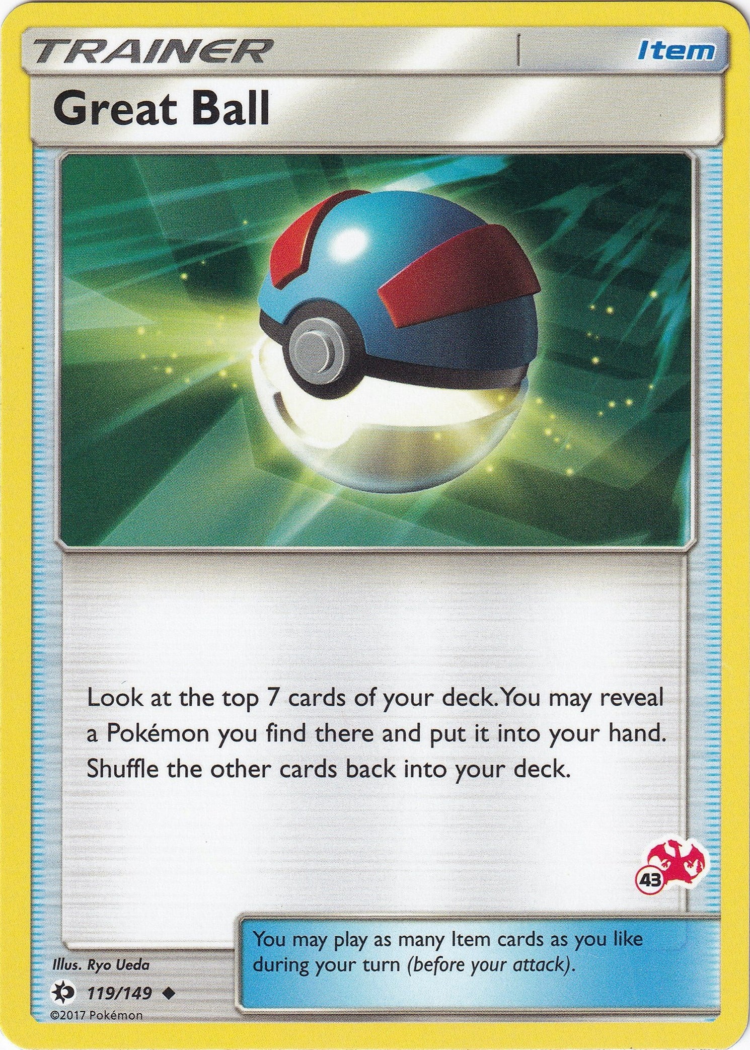 Image for Great Ball - 119/149 (#43 Charizard Stamped) (119/149) (Battle Academy) (BTA) - Pokemon