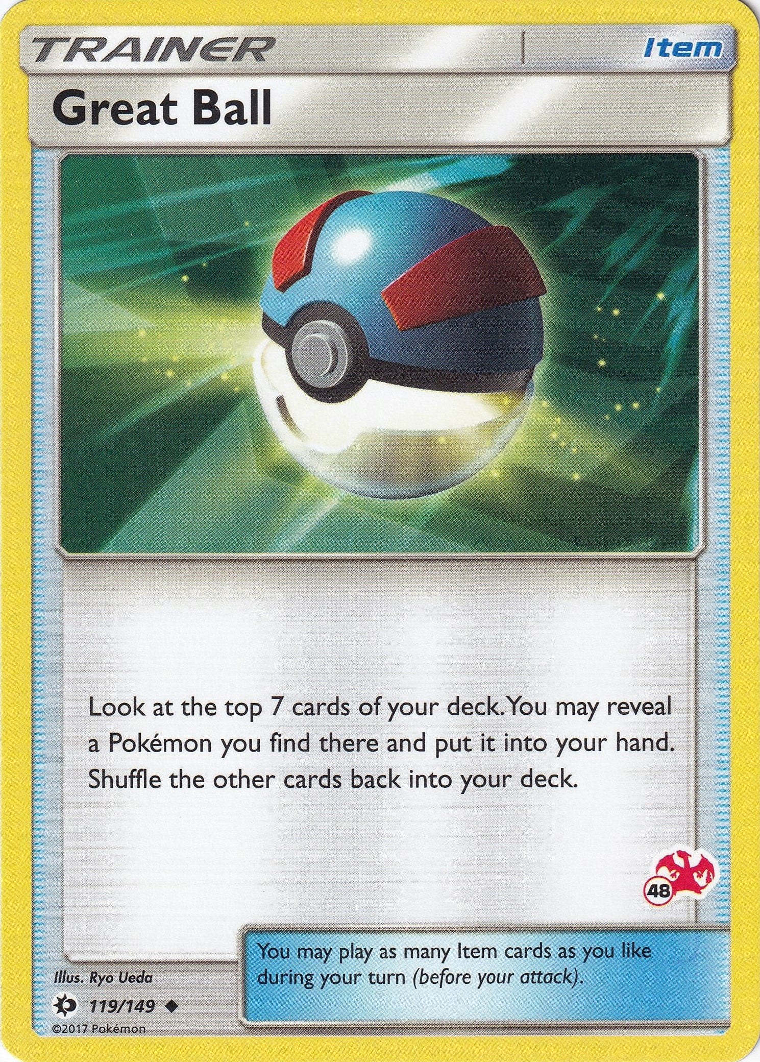 Image for Great Ball - 119/149 (#48 Charizard Stamped) (119/149) (Battle Academy) (BTA) - Pokemon