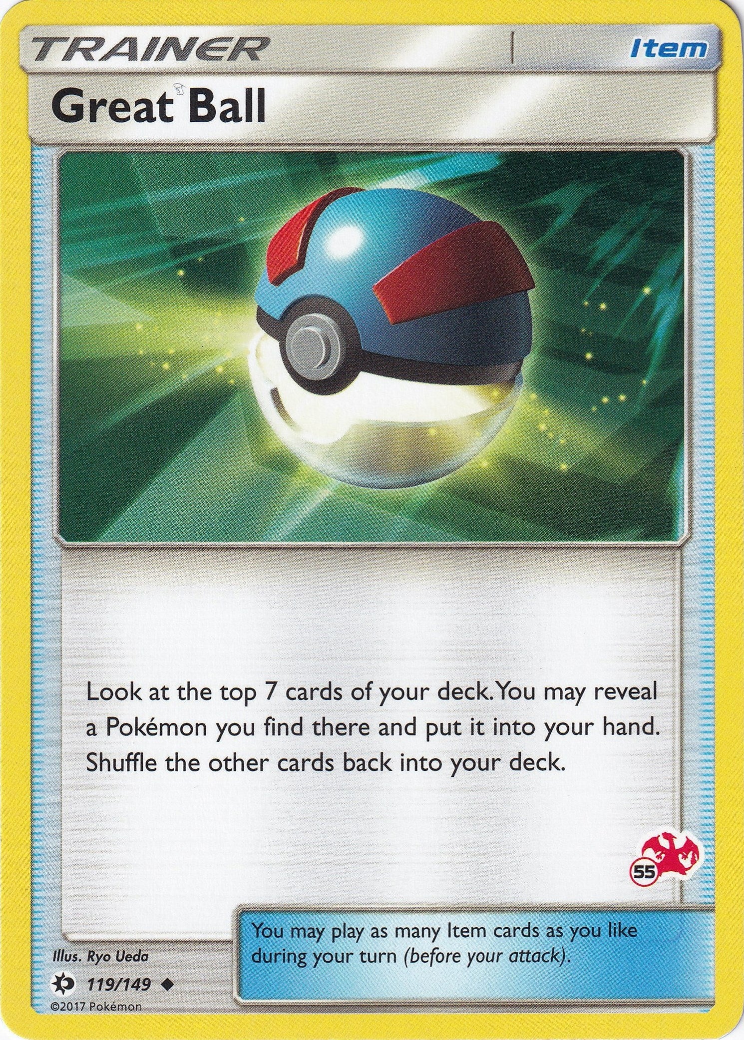 Image for Great Ball - 119/149 (#55 Charizard Stamped) (119/149) (Battle Academy) (BTA) - Pokemon