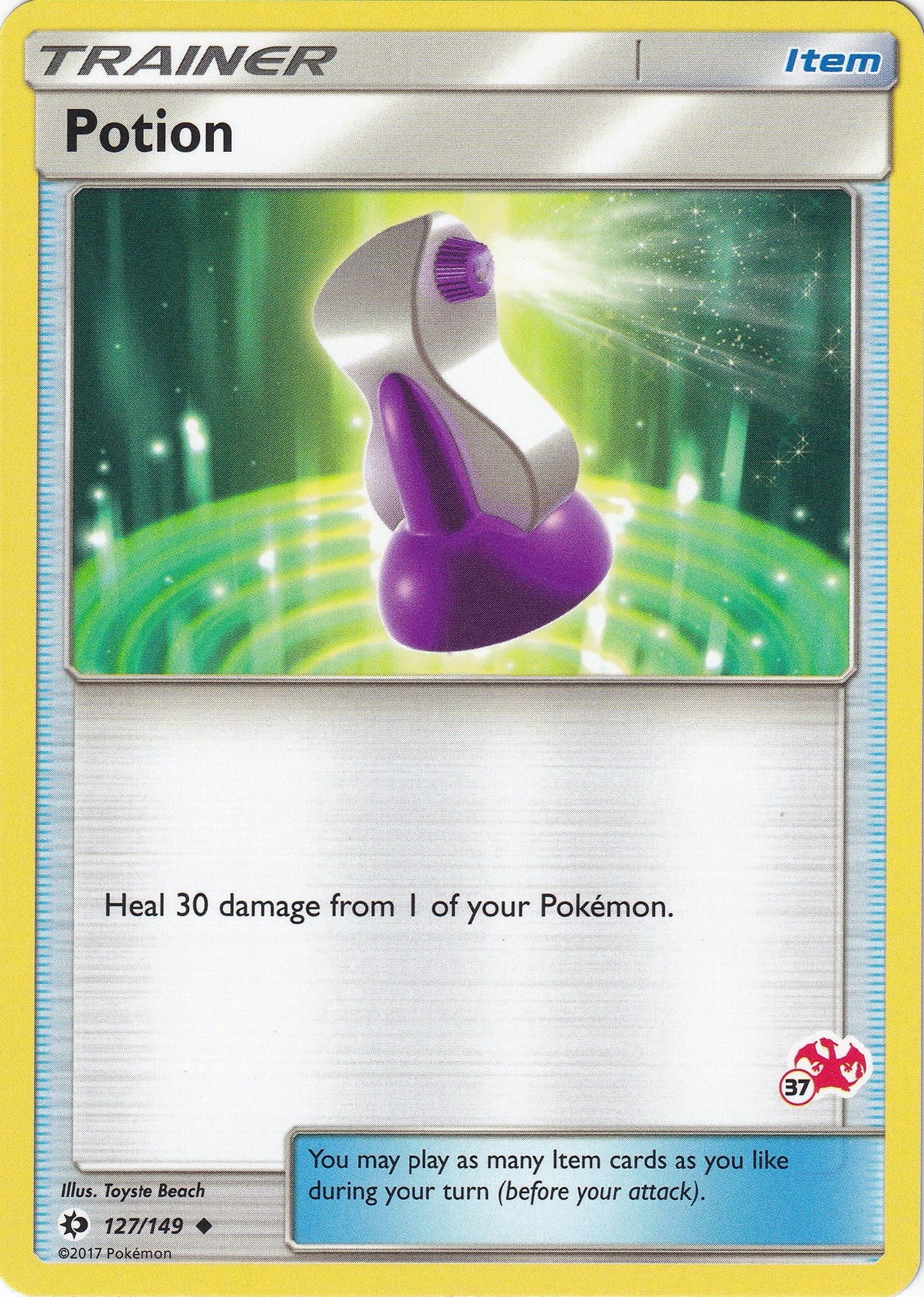 Image for Potion - 127/149 (#37 Charizard Stamped) (127/149) (Battle Academy) (BTA) - Pokemon