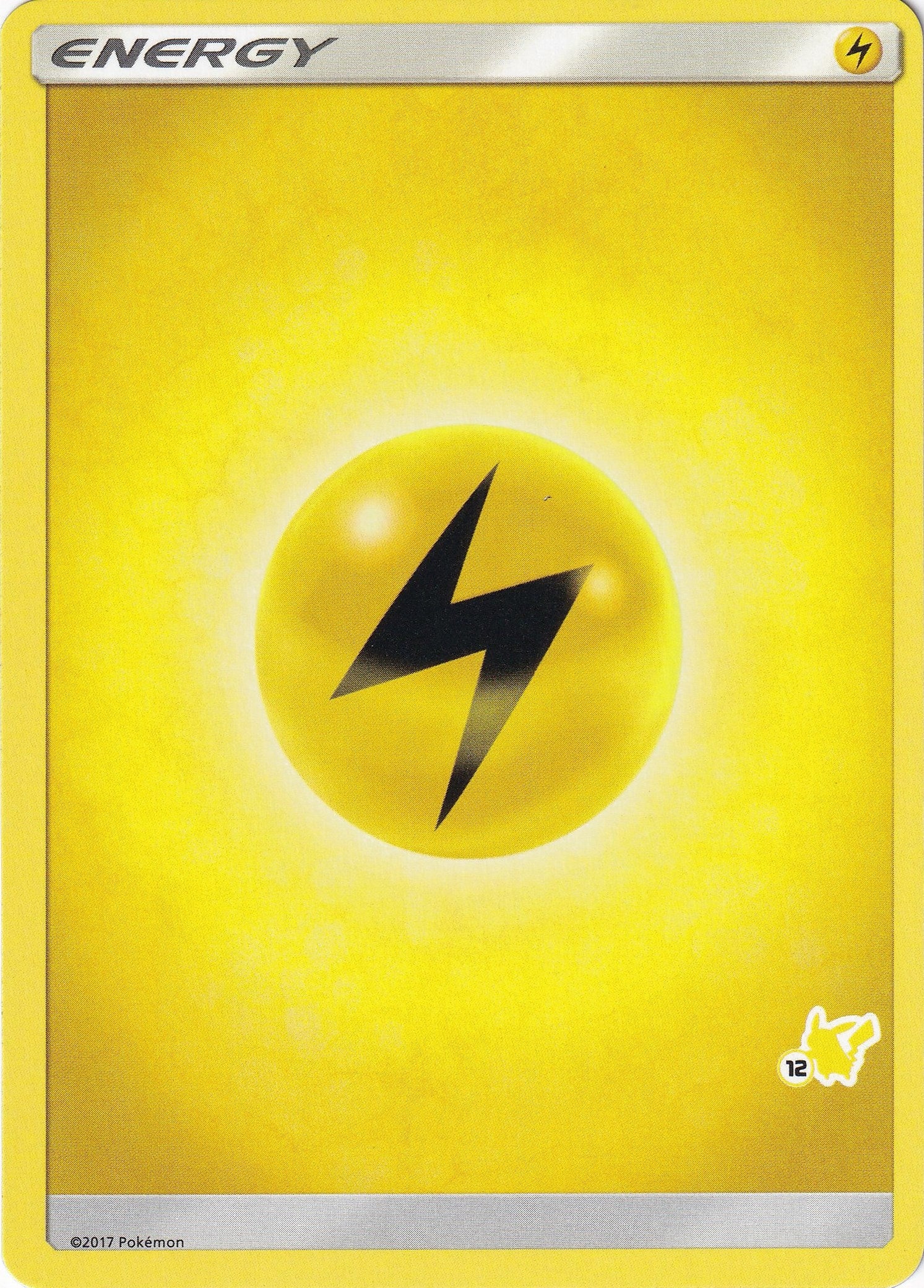 Image for Lightning Energy (#12 Pikachu Stamped) (Battle Academy) (BTA) - Pokemon