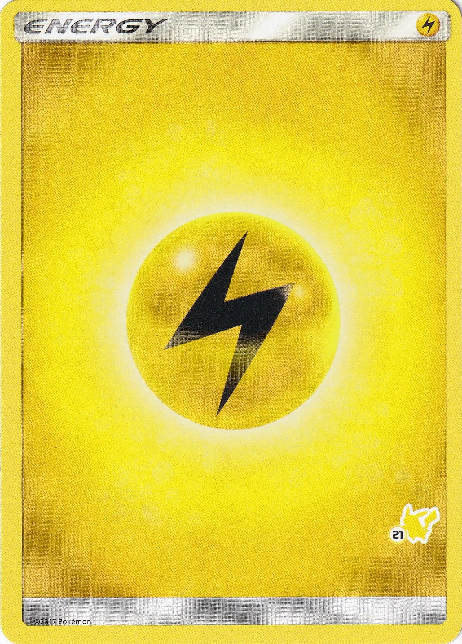 Image for Lightning Energy (#21 Pikachu Stamped) (Battle Academy) (BTA) - Pokemon