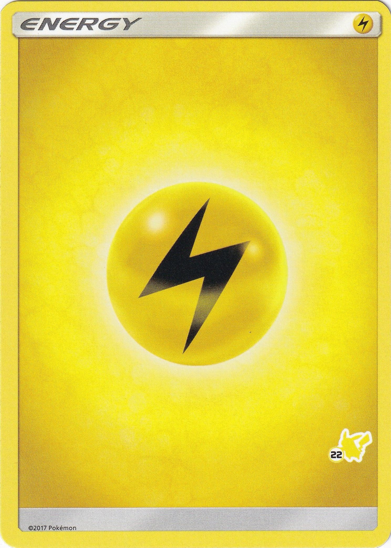 Image for Lightning Energy (#22 Pikachu Stamped) (Battle Academy) (BTA) - Pokemon