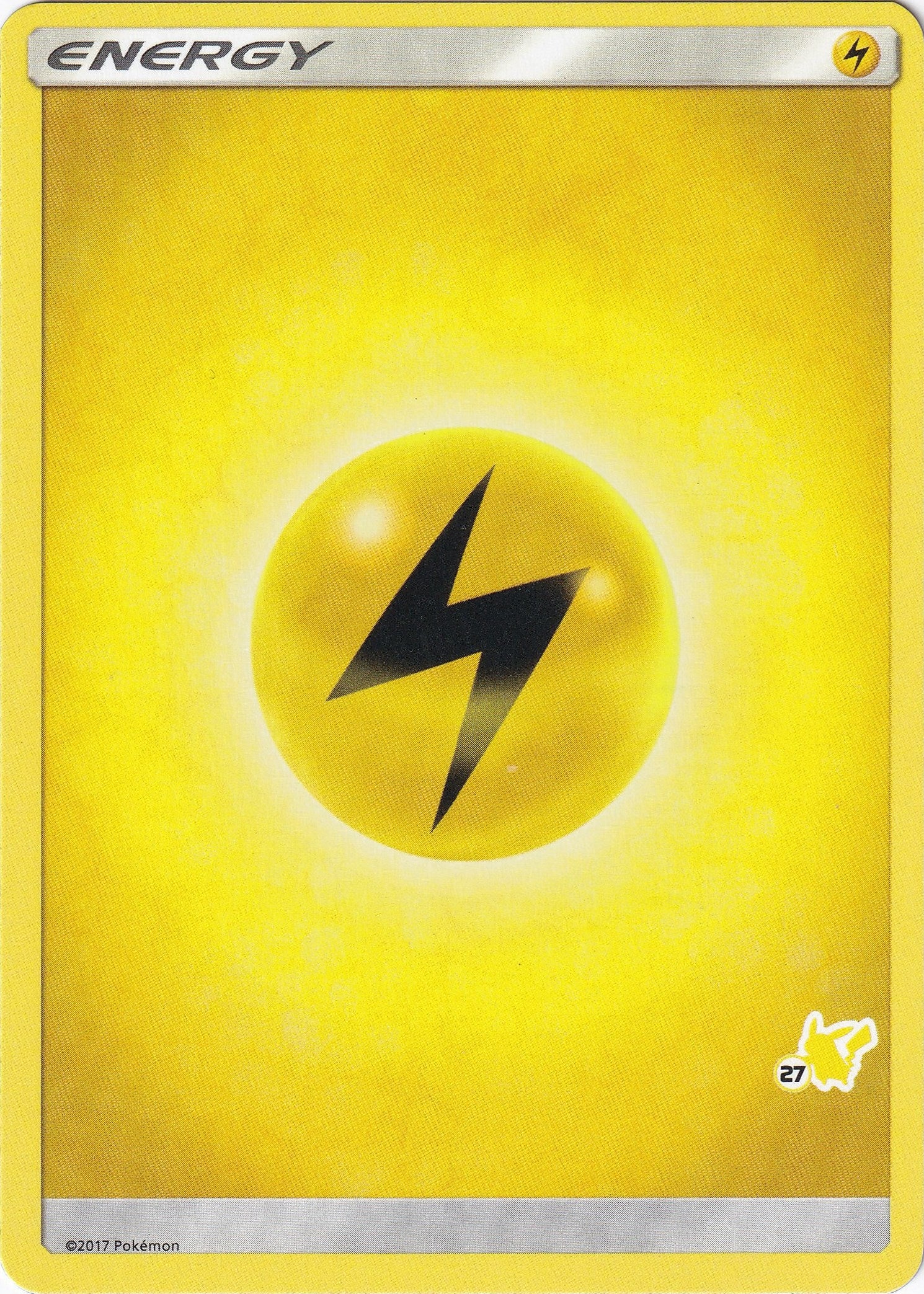 Image for Lightning Energy (#27 Pikachu Stamped) (Battle Academy) (BTA) - Pokemon