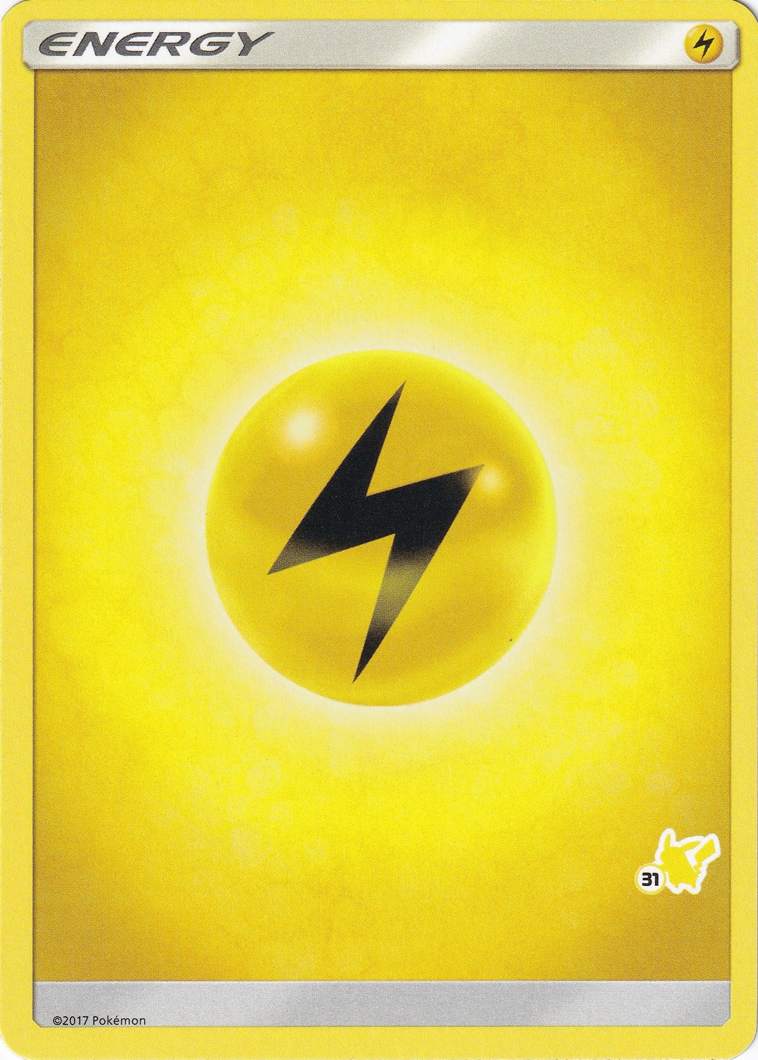 Image for Lightning Energy (#31 Pikachu Stamped) (Battle Academy) (BTA) - Pokemon