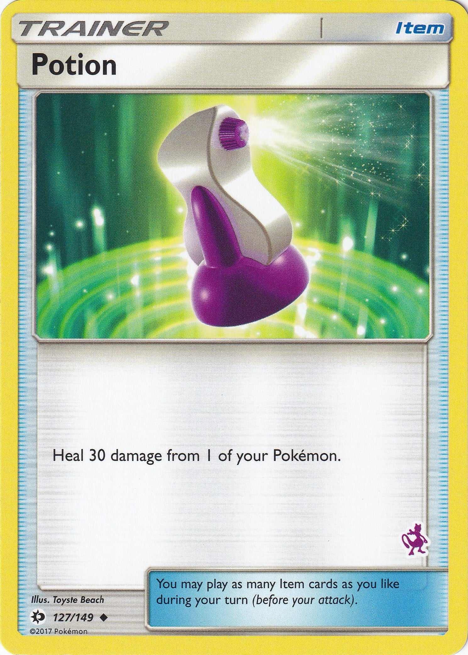 Image for Potion - 127/149 (Mewtwo Stamped) (127/149) (Battle Academy) (BTA) - Pokemon