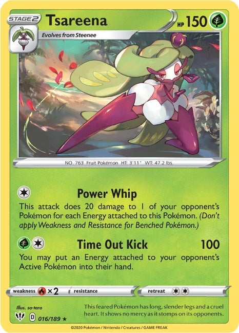 Image for Tsareena (016/189) (SWSH03: Darkness Ablaze) (SWSH03) - Pokemon