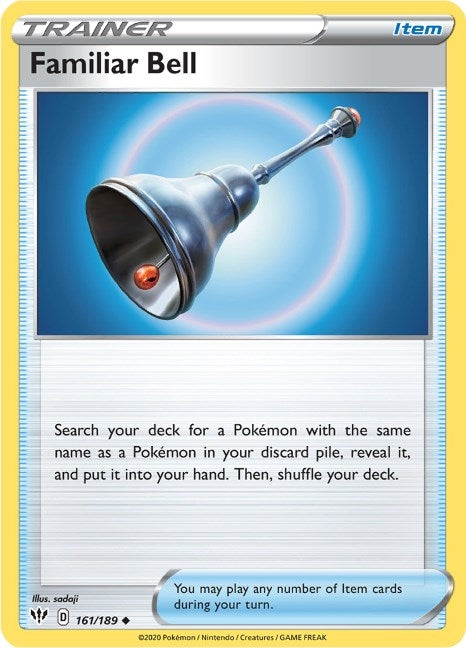 Image for Familiar Bell (161/189) (SWSH03: Darkness Ablaze) (SWSH03) - Pokemon