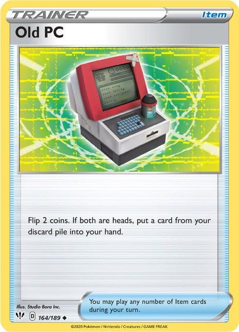Image for Old PC (164/189) (SWSH03: Darkness Ablaze) (SWSH03) - Pokemon
