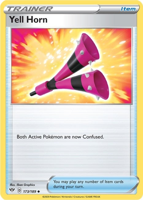 Image for Yell Horn (173/189) (SWSH03: Darkness Ablaze) (SWSH03) - Pokemon