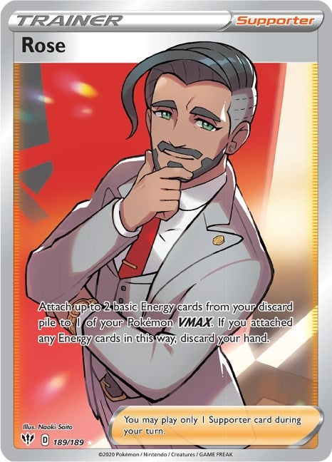 Image for Rose (Full Art) (189/189) (SWSH03: Darkness Ablaze) (SWSH03) - Pokemon