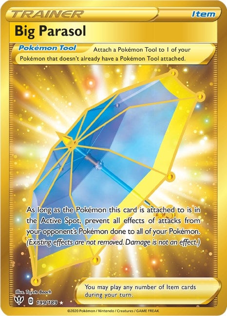 Image for Big Parasol (Secret) (199/189) (SWSH03: Darkness Ablaze) (SWSH03) - Pokemon
