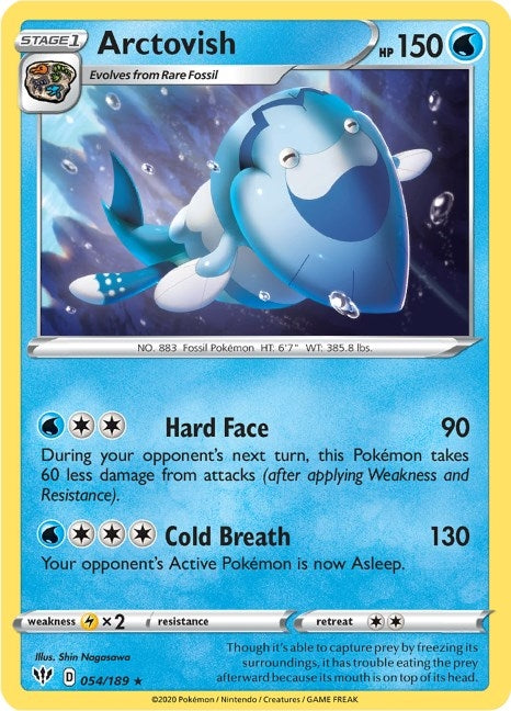 Image for Arctovish (054/189) (SWSH03: Darkness Ablaze) (SWSH03) - Pokemon