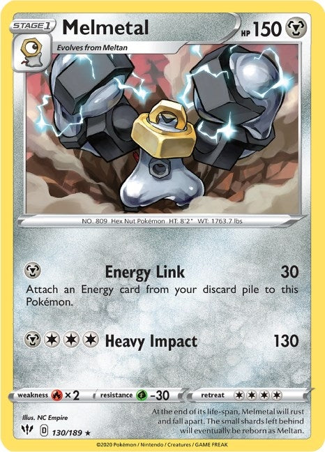 Image for Melmetal (130/189) (SWSH03: Darkness Ablaze) (SWSH03) - Pokemon
