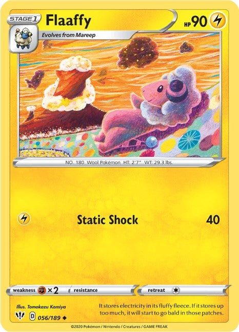 Image for Flaaffy (056/189) (SWSH03: Darkness Ablaze) (SWSH03) - Pokemon