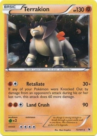 Image for Terrakion - 73/101 (Cosmos Holo) (073/101) (Blister Exclusives) (BLE) - Pokemon