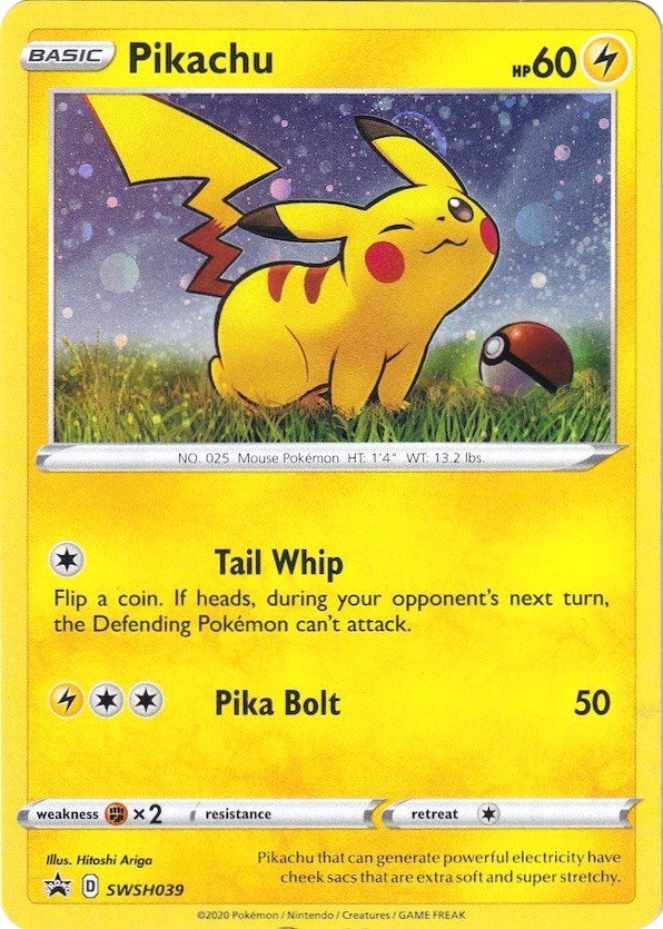 Pikachu - SWSH039 (SWSH039) (SWSH: Sword & Shield Promo Cards)