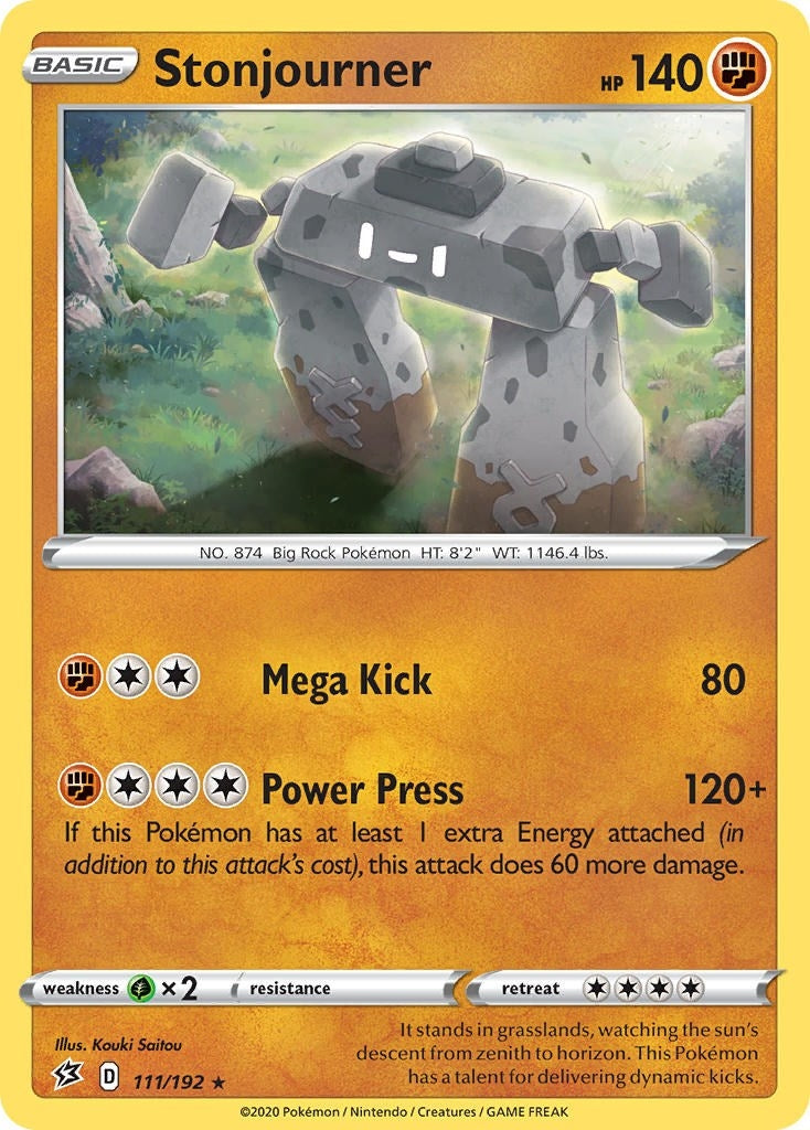 Image for Stonjourner (111/192) (Deck Exclusives) (PR) - Pokemon
