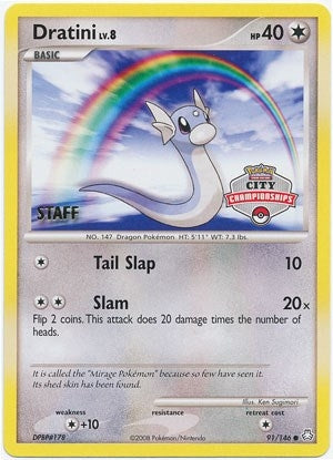 Image for Dratini - 91/146 (City Championships) [Staff] (091/146) (League & Championship Cards) (PR) - Pokemon